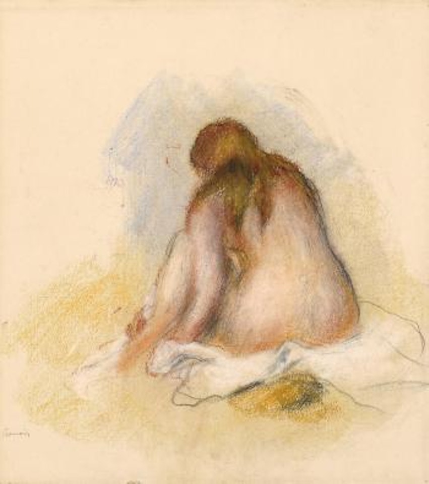 Nu De Dos by Pierre-Auguste Renoir