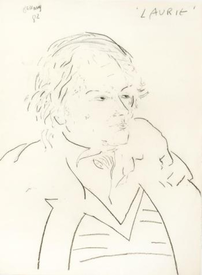 Portrait of Laurie Hoffman by John Bellany
