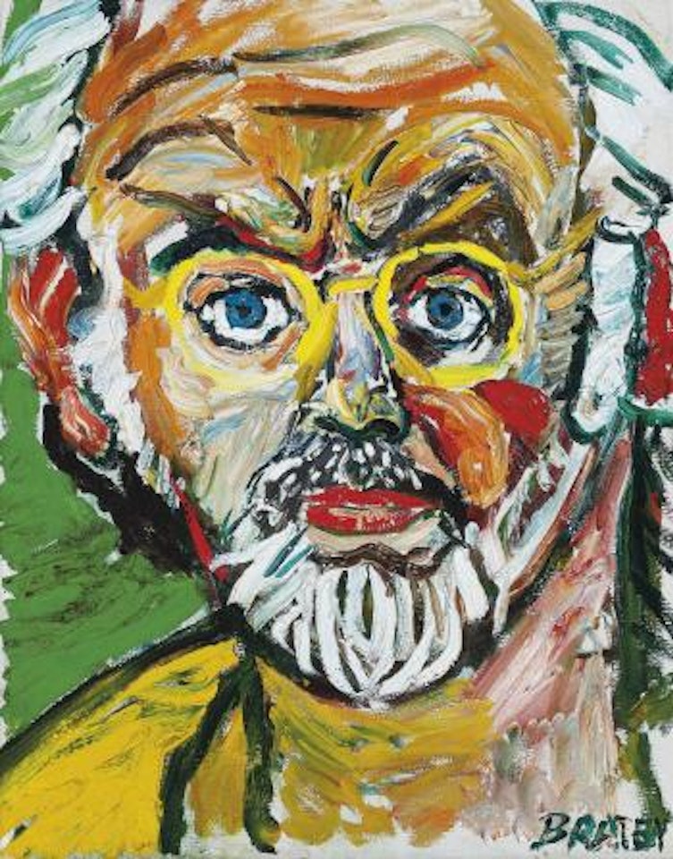 Self-portrait by John Bratby
