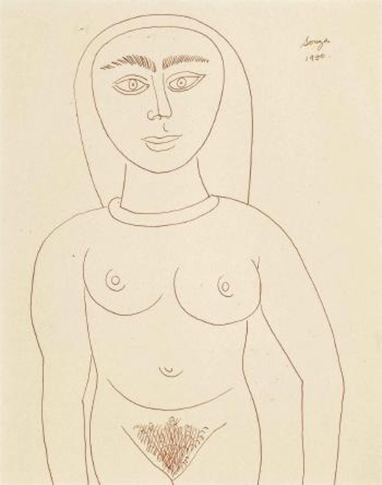 Female Nude by Francis Newton Souza