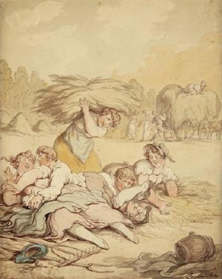 The haymakers by Thomas Rowlandson