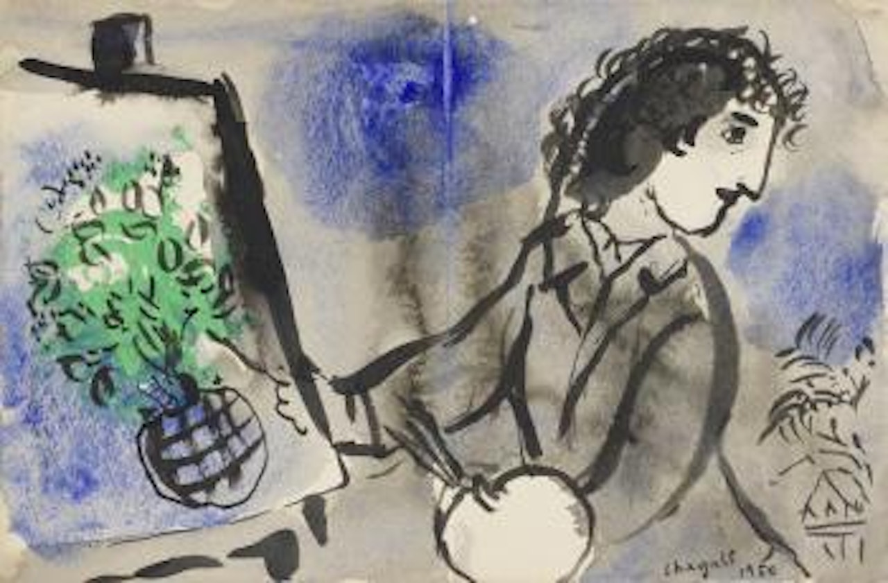 Voeux du peintre by Marc Chagall