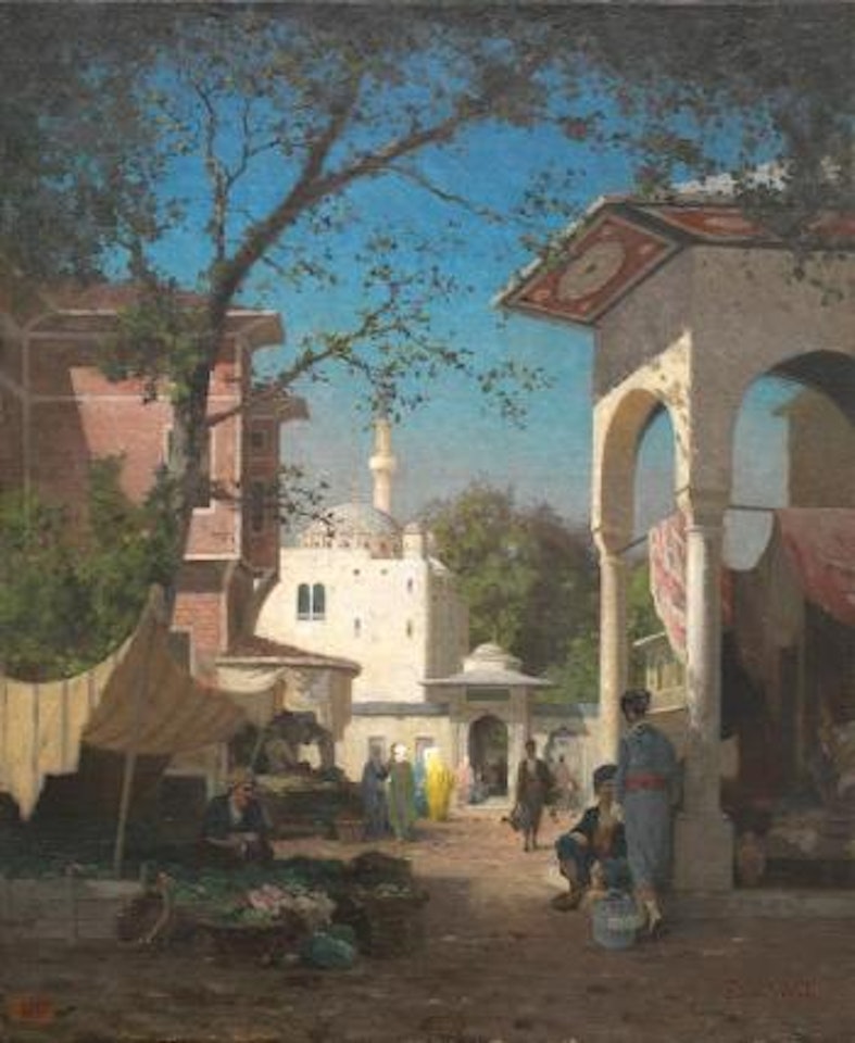 Une rue à Constantinople by Germain-Fabius Brest