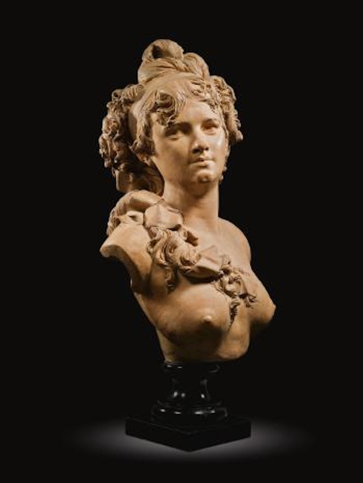 Fantasy Bust After Mlle. Sophie Croizette (1847 - 1910) by Albert-Ernest Carrier-Belleuse