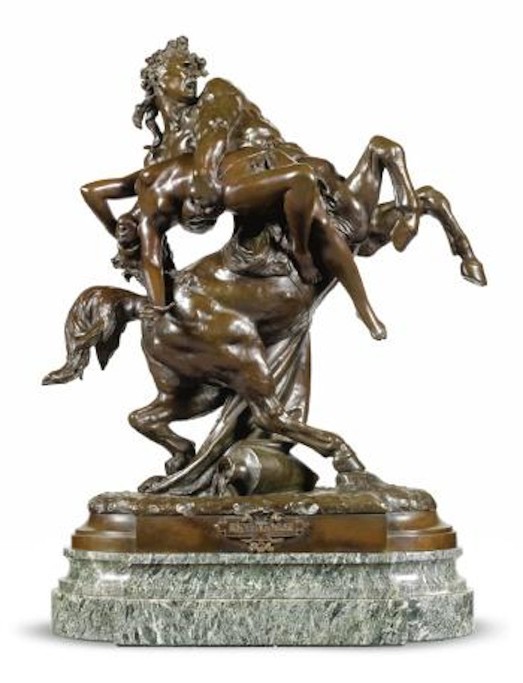 L'enlevement D'hippodame by Albert-Ernest Carrier-Belleuse