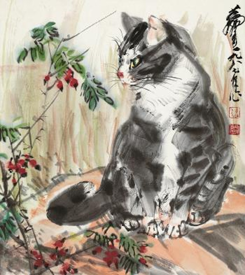 Cat by Huang Zhou