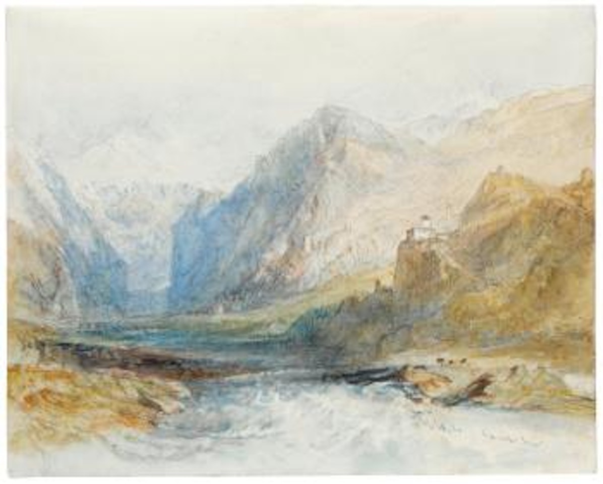 The Domleschg Valley, Looking North To The Gorge At Rothenbrünnen by Joseph Mallord William Turner