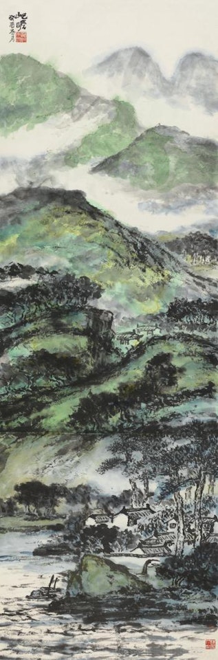 Landscape by Zhu Qizhan