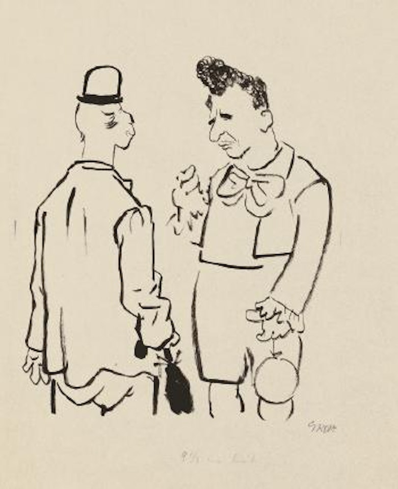 Chocolat und Porto by George Grosz