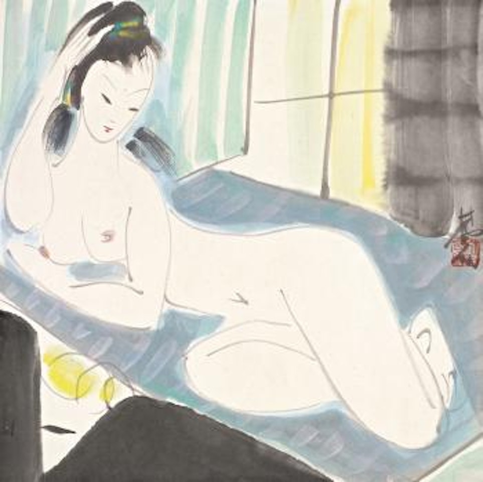 Nude by Lin Fengmian