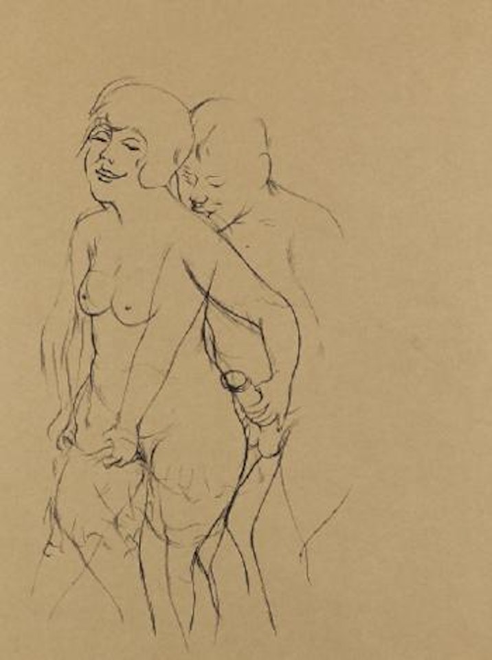 Erotsiche Szene by George Grosz