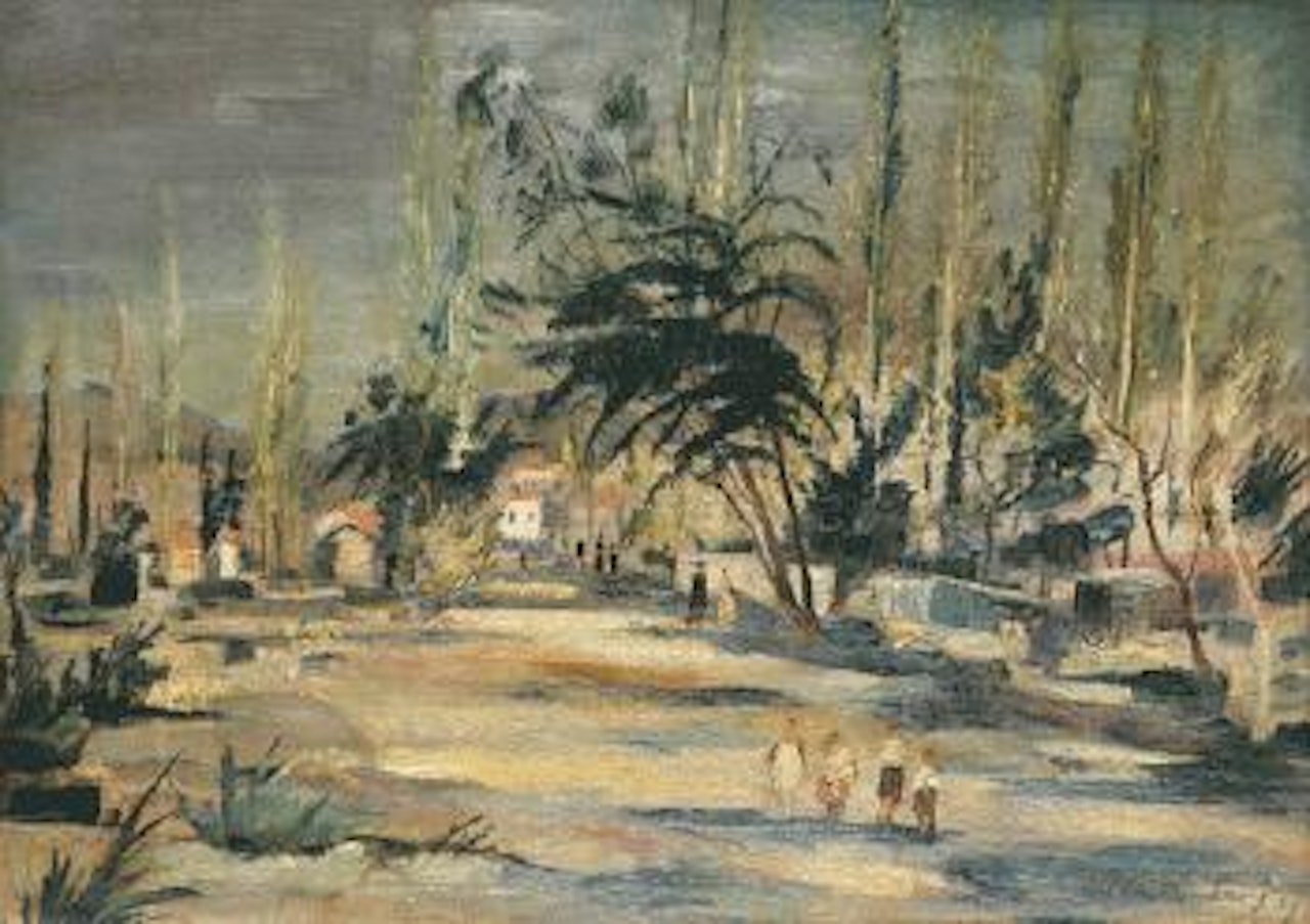 Südliche Landschaft by Franz Heckendorf