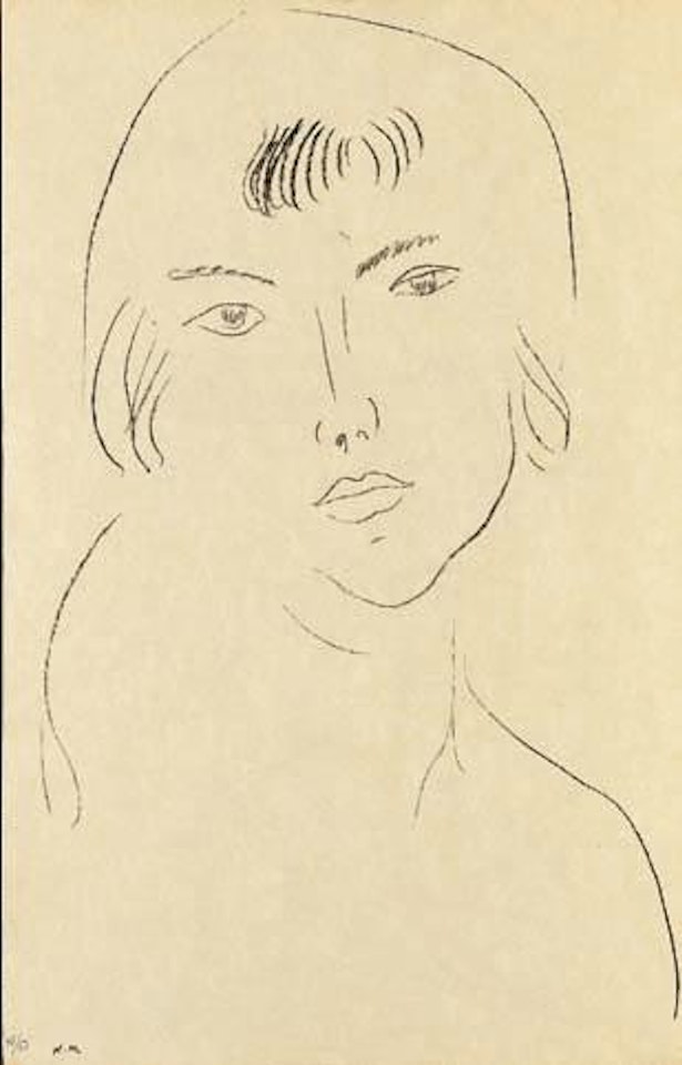 Visage à la Frange by Henri Matisse