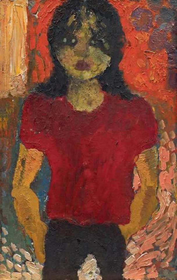 Girl in red Miss Sun by Mao Xuhui