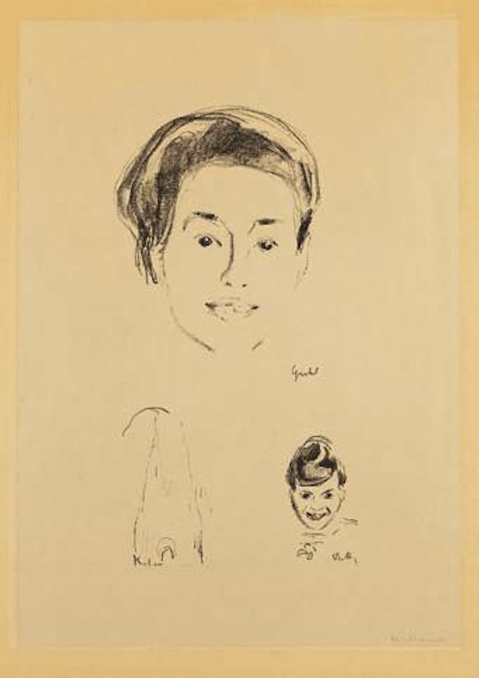Zwei Frauen in Köln by Edvard Munch