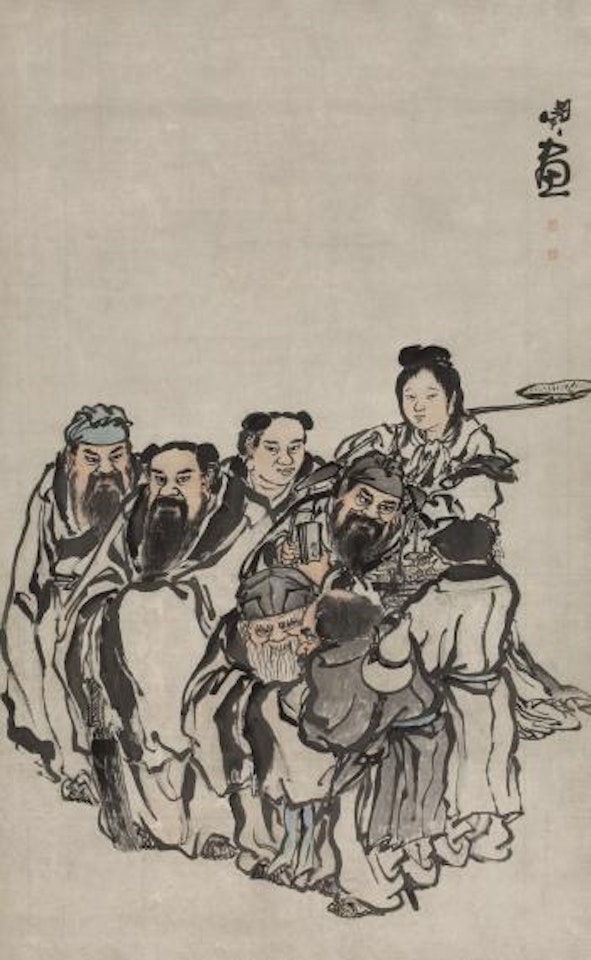 Eight Immortals by Min Zhen