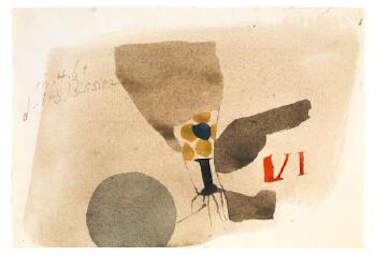 Aquarell 16. 4. 61 by Julius Bissier