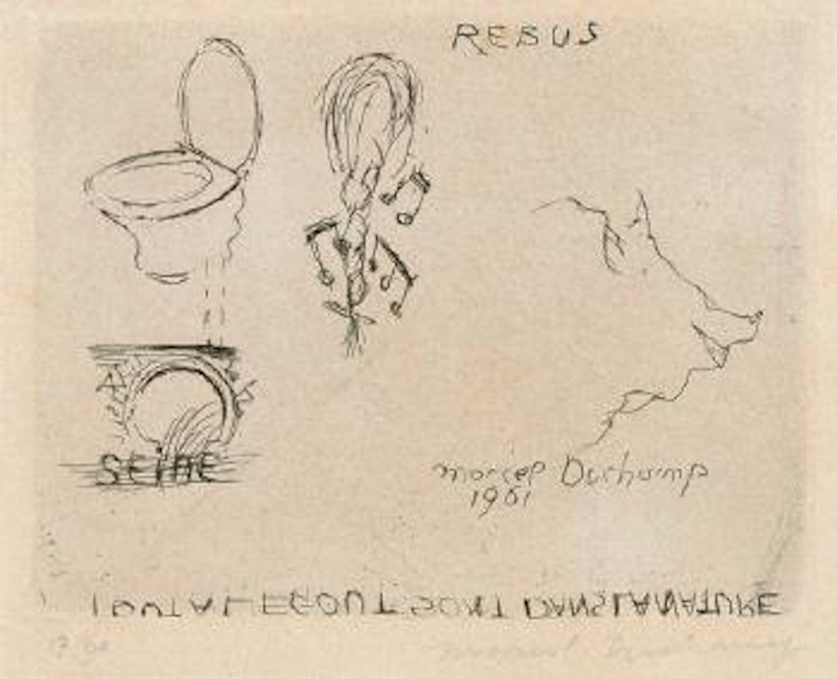 Rebus by Marcel Duchamp
