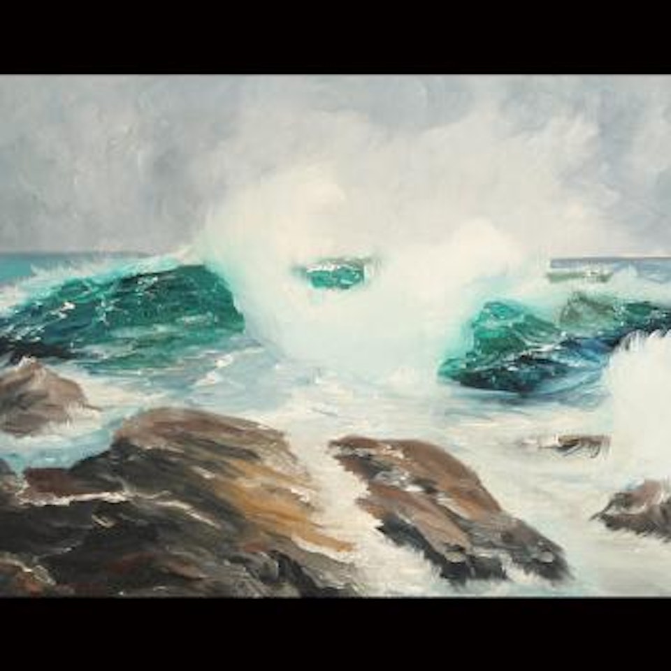 Crashing waves, Pacific by Franz A Bischoff