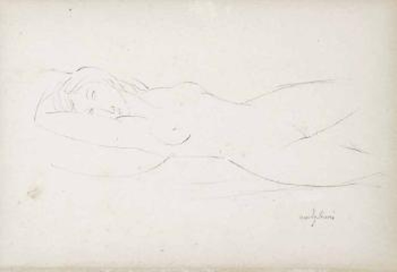 Nu allongé by Amedeo Modigliani
