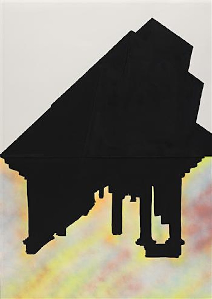 Study for Black Palms by Robert Longo
