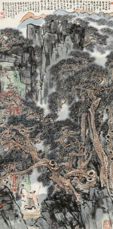 The Great Pine Tree by Liu Danzhai