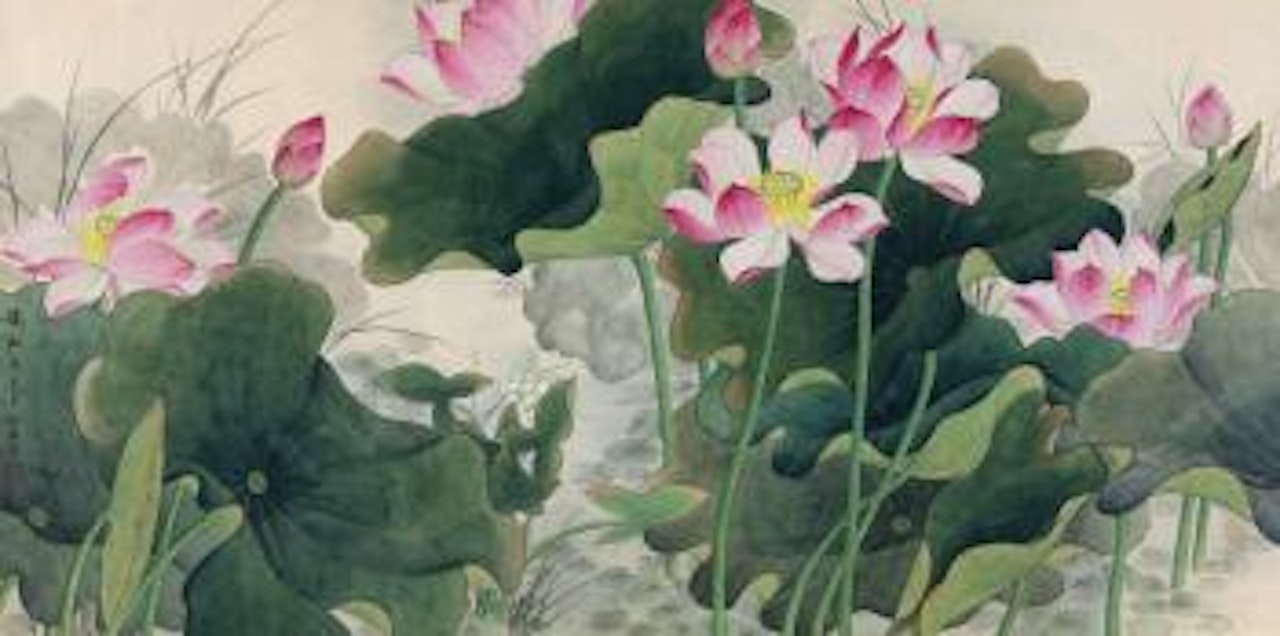 Red Lotuses by Yu Zhizhen