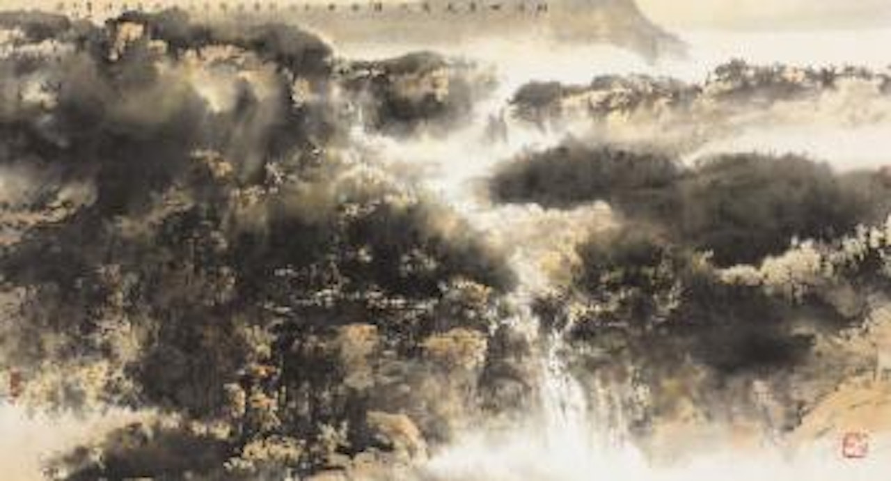 Landscape by He Baili