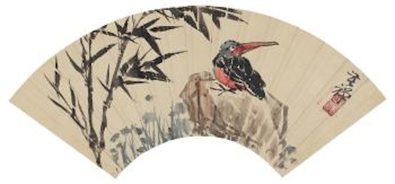 Bamboo And Sparrow by Li Kuchan
