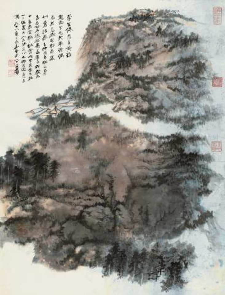Autumn Mountain by Zhang Daqian