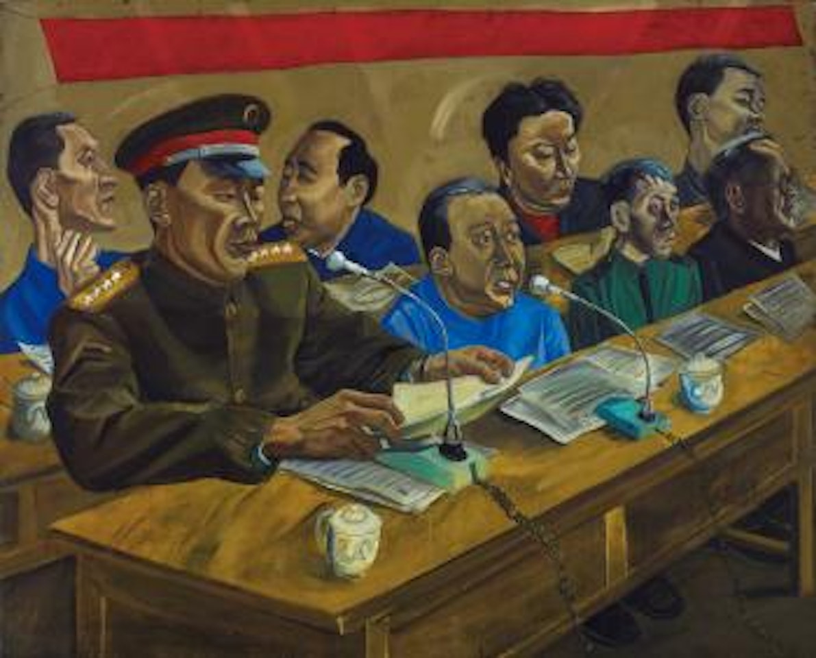 Adults In Meeting by Tang Zhigang