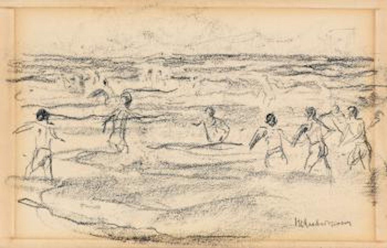 Badende Knaben by Max Liebermann