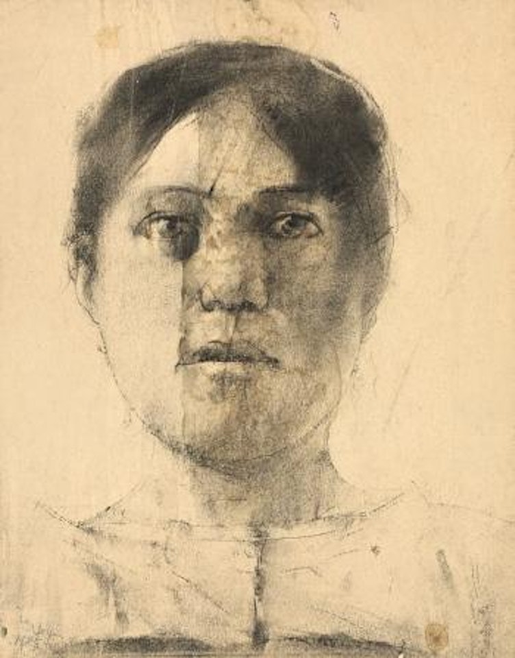 Frauenkopf by Lesser Ury