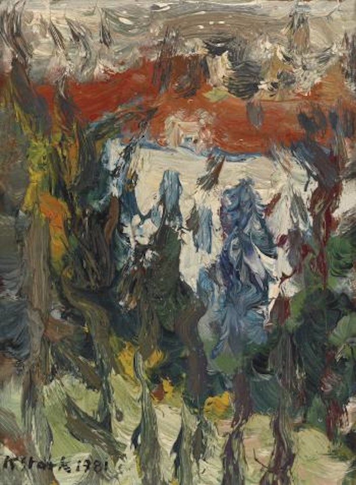 Blick aus dem Atelier, Wien XIX by Karl Stark