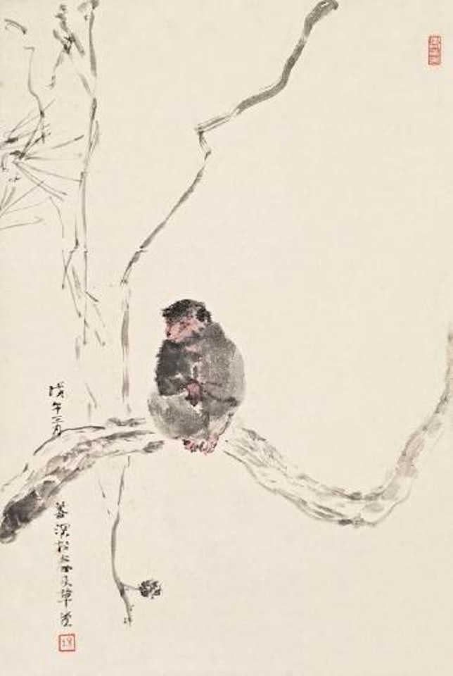 A monkey by Yang Shanshen