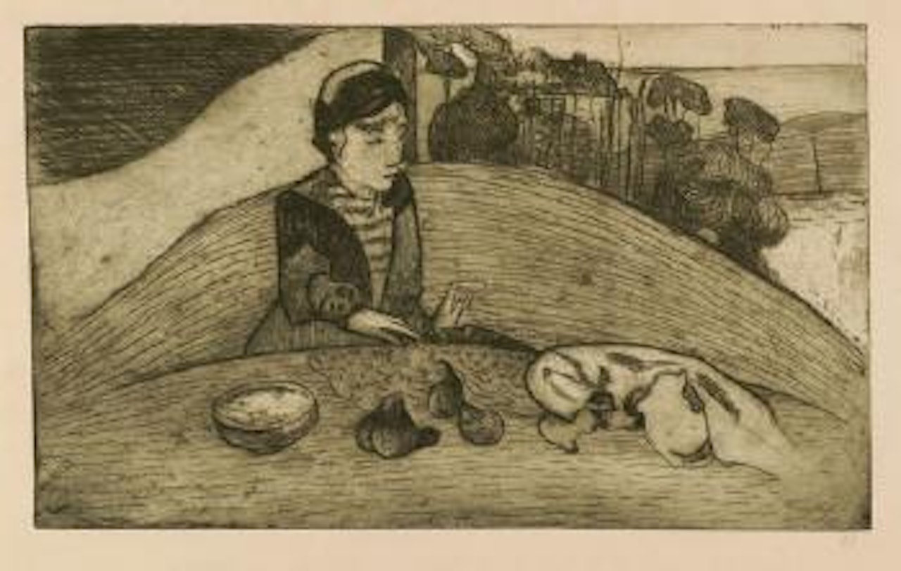 La Femme aux figues by After Paul Gauguin