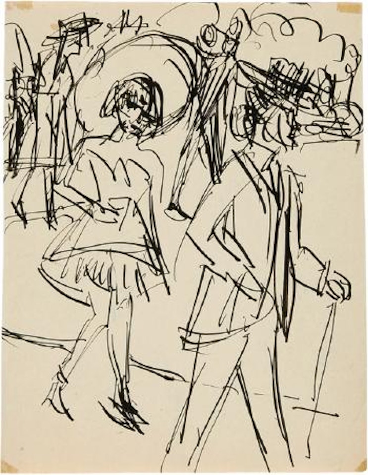 Spaziergänger by Ernst Ludwig Kirchner