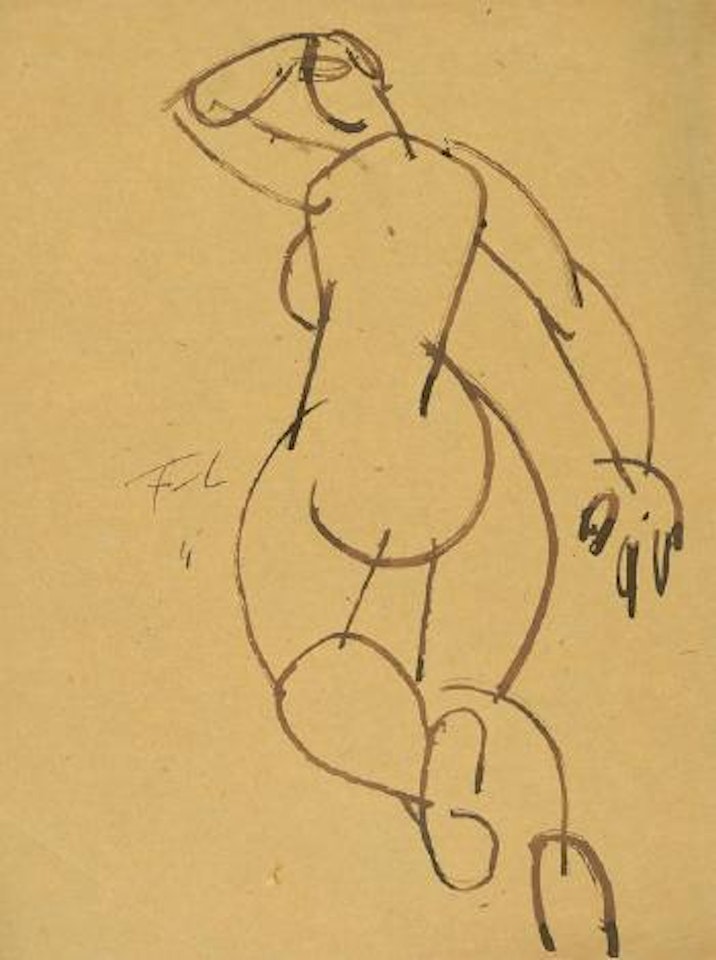 Nu - Nu vu de dos by Fernand Leger