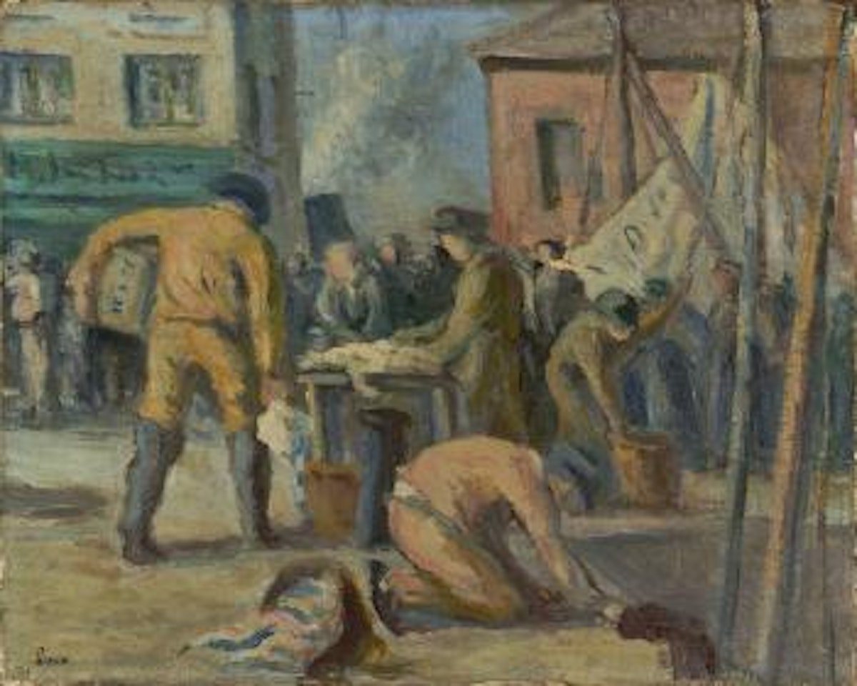 Le Havre, les pêcheurs by Maximilien Luce