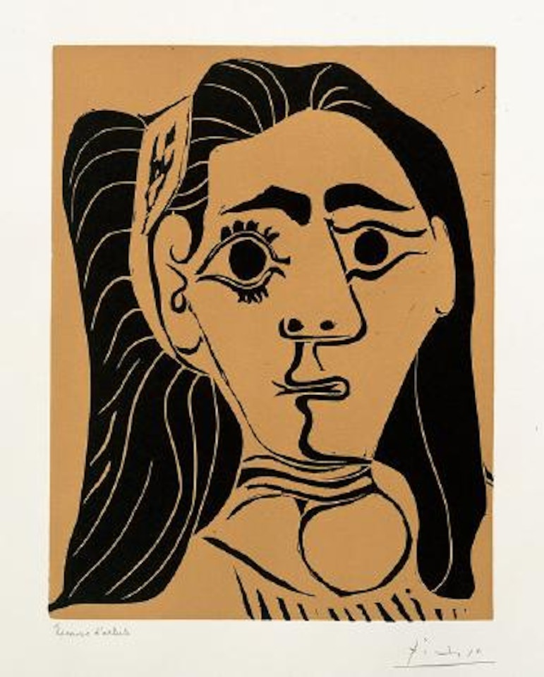 Jacqueline au bandeau. III by Pablo Picasso