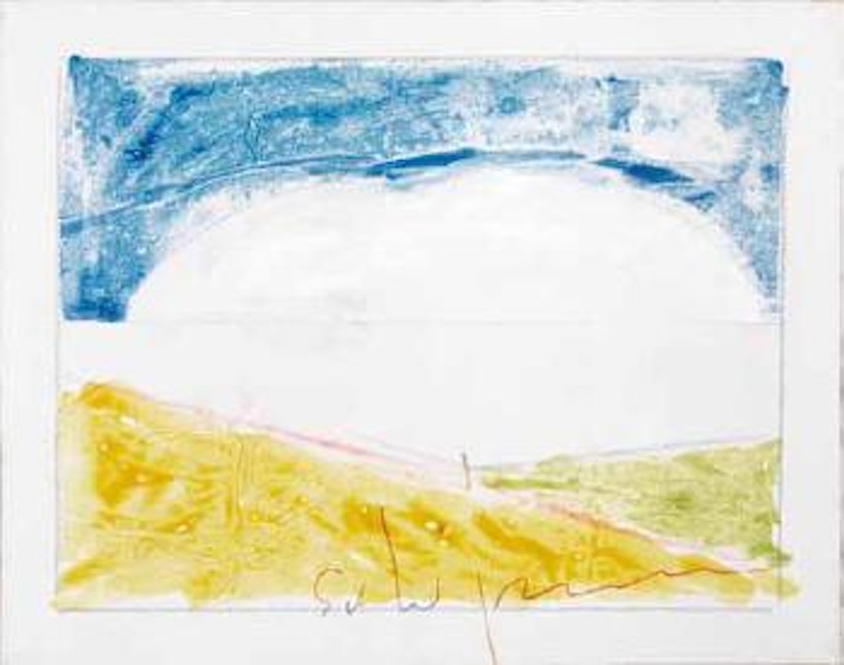 Paesaggio anemico by Mario Schifano