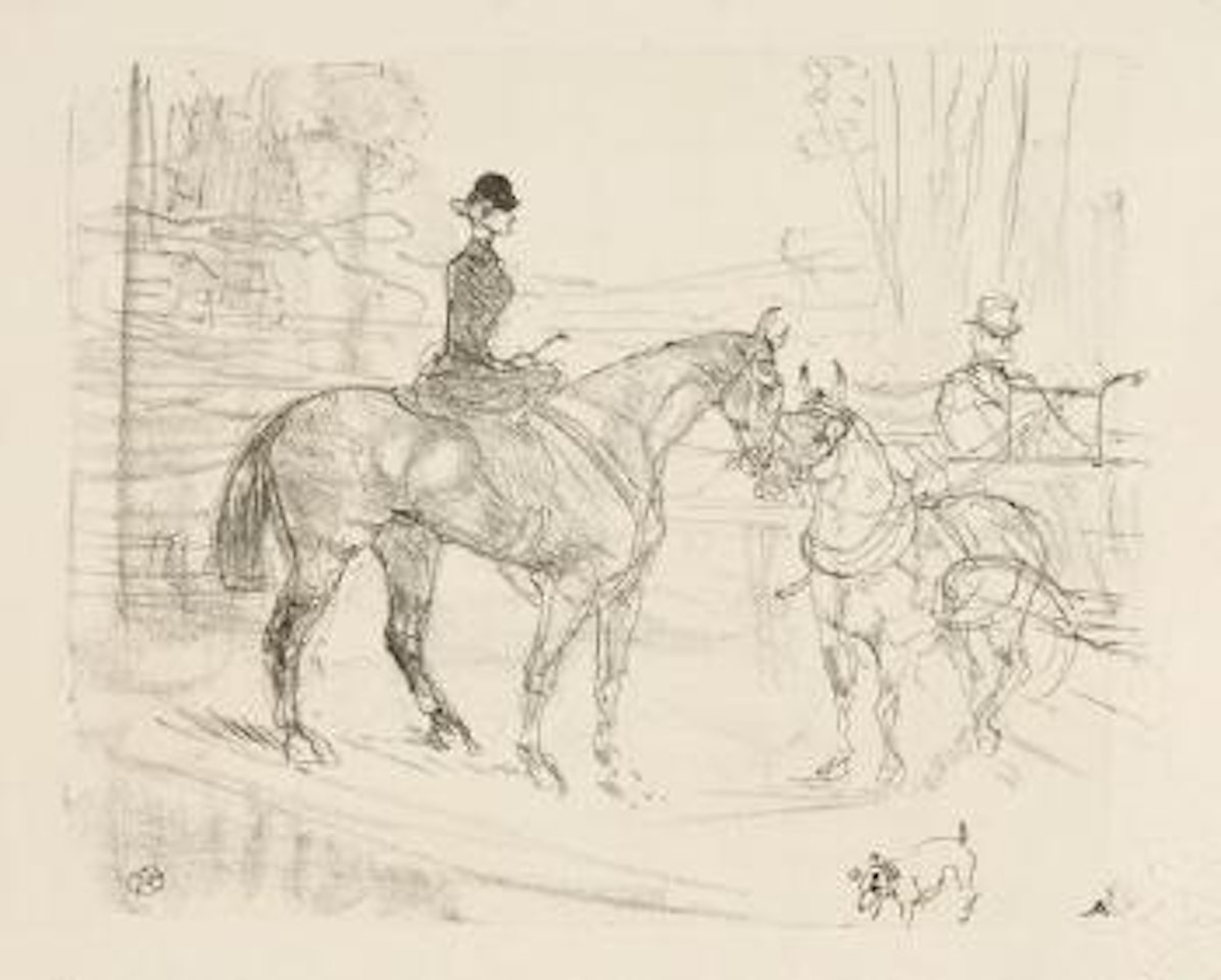 Amazone et Tonneau by Henri de Toulouse-Lautrec