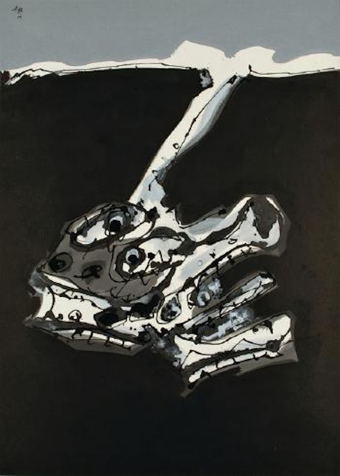 Le Chien de Goya by Antonio Saura