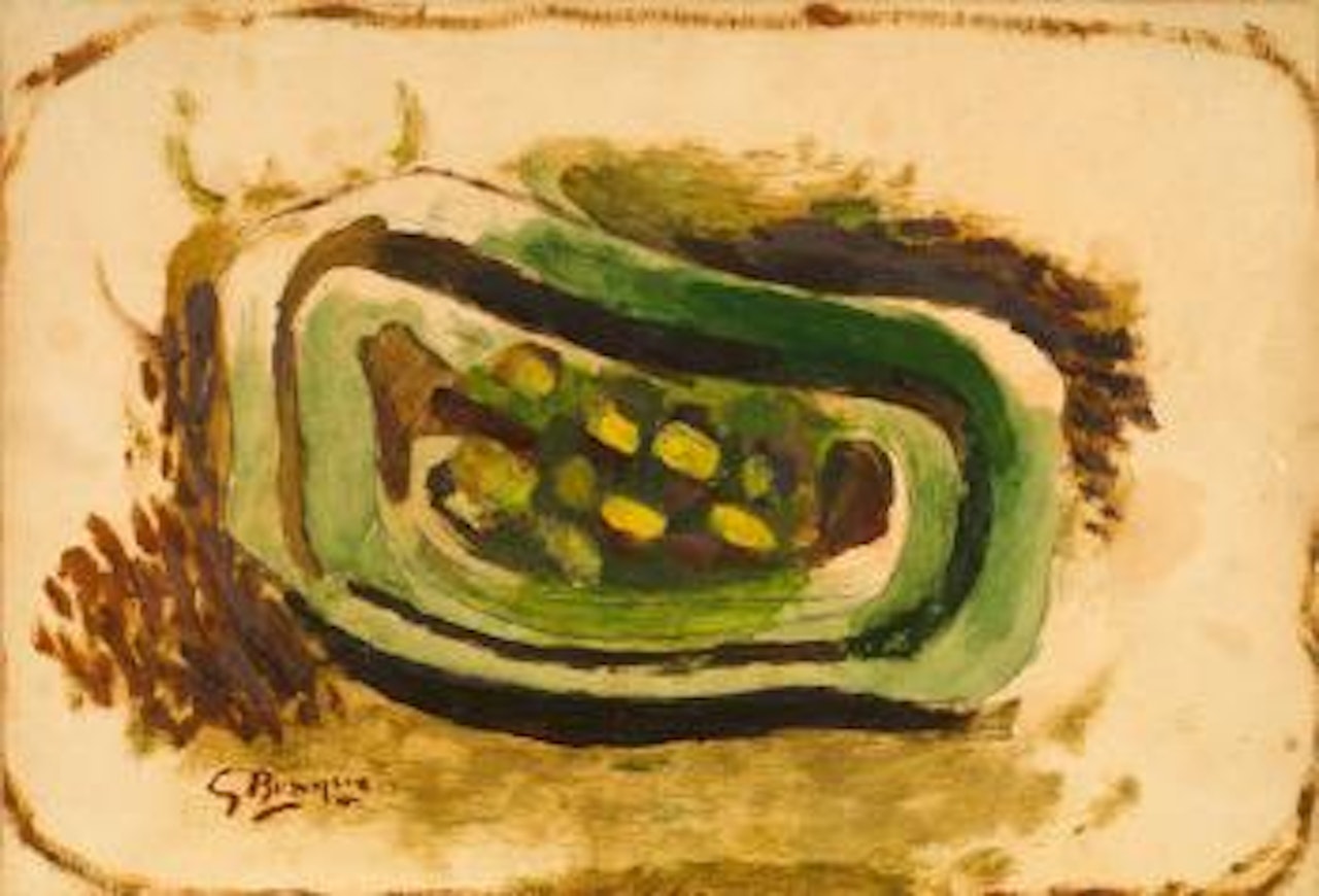 Plat aux raisins by Georges Braque
