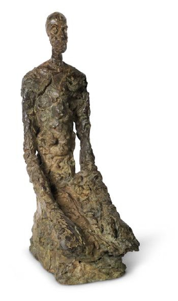 Homme assis à mi-corps – Diego assis by Alberto Giacometti