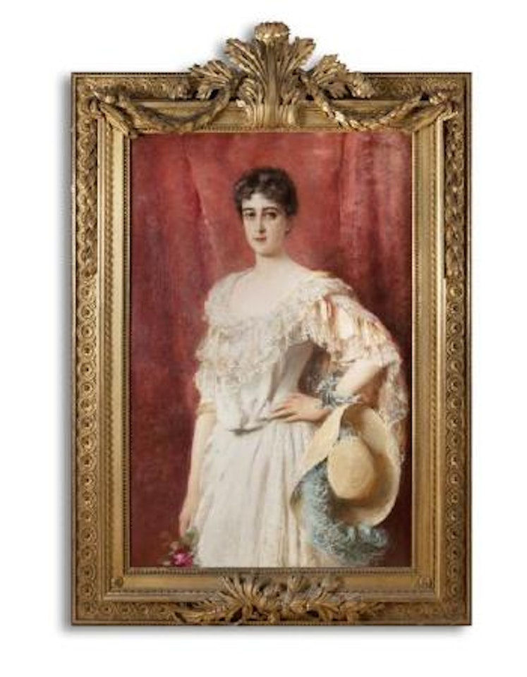 Marie-Marthe des Monstiers-Mérinville, née von Oesterreich by Konstantin Makovsky