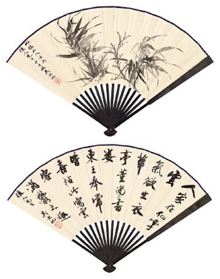 Painting and calligraphy by Wu Hufan
