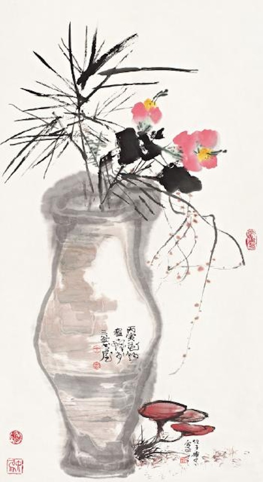 Flowers by Cheng Shifa by Li Xiongcai