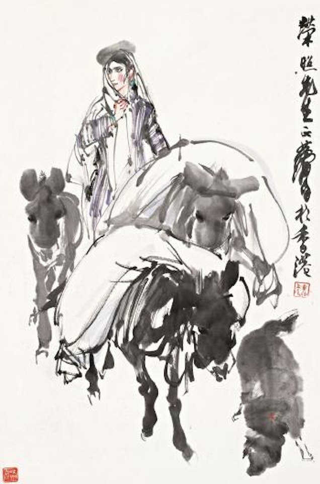Delivery of food by Huang Zhou