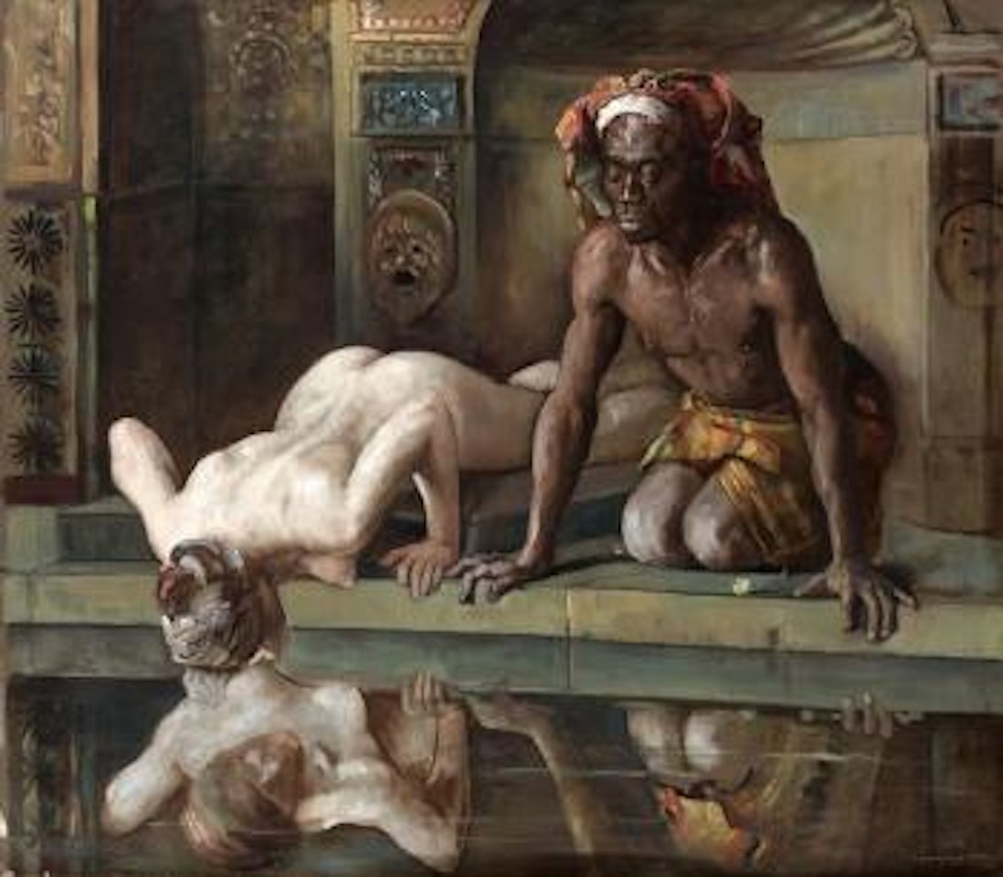 Dans le harem by Gyula Tornai
